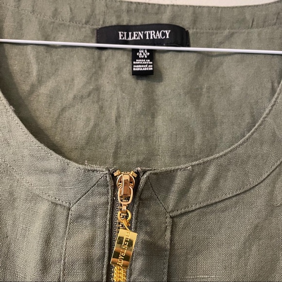 Ellen Tracy | Linen Dress | Size Small - Picture 3 of 8